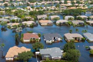 Florida Homes submerged in water