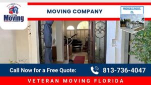 Moving Cost in Ridgecrest
