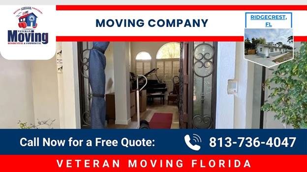 Moving Cost in Ridgecrest, FL – Your Guide to Expenses in 2025