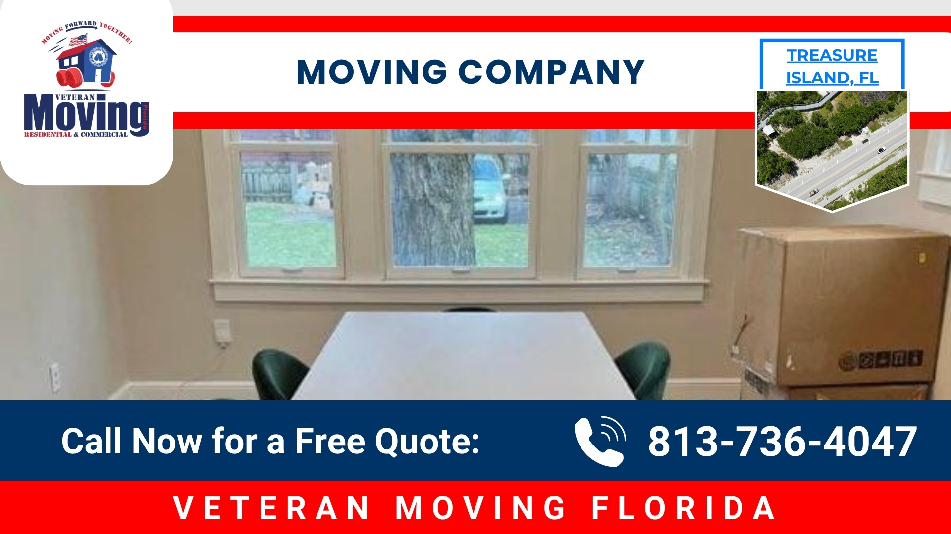 Moving Cost in Treasure Island, FL – Your Cost Guide for 2025
